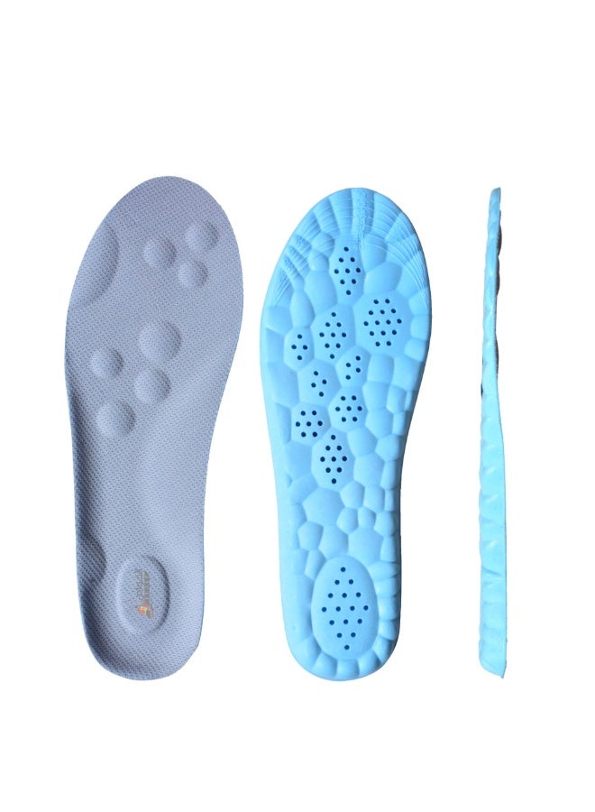Dr. Joe Medical Brushes Meron Foam Flexible Shock Absorption Arch Support Insole for Running and Sports Shoes, Memory Foam 4D Cloud Technology Foot Insert, Breathable Soft Padded Comfortable Non Slip Shoe Insoles for Men and Women, U Shaped Heel Alignment Orthopedic Support Insert, Sweat Absorbing Honeycomb Design, Lightweight Durable Polyurethane Material, Suitable for Casual Shoes Boots Work Shoes Sneakers Slippers, Pain Relief Foot Cushion Insole for Daily Use, 1 Pack High Resilience Gel Padding Impact Protection, All Day Comfort Support for Plantar Fasciitis Heel Pain Arch Pain Flat Feet, Trim to Fit Universal Size Insert - Image 1